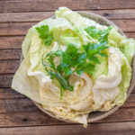 Salted Cabbage 'Tortillas'