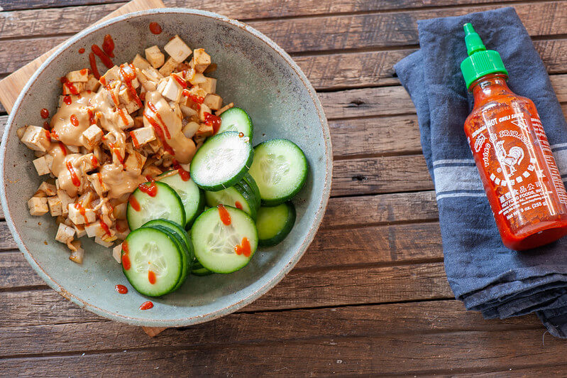 Addictive Peanut Tofu Scramble